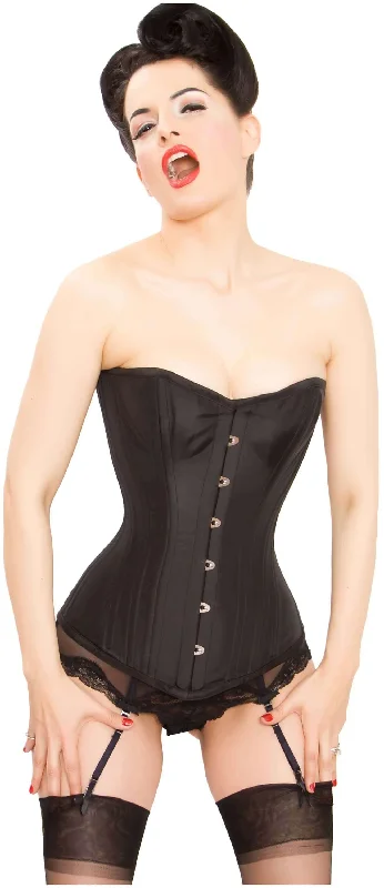 Super Discount Playgirl Amelia Black 24 Bone Overbust Waist Training Corset