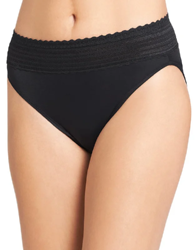 Major Savings Warner's No Pinching No Problems Lace Trim Hi Cut Briefs 5109J