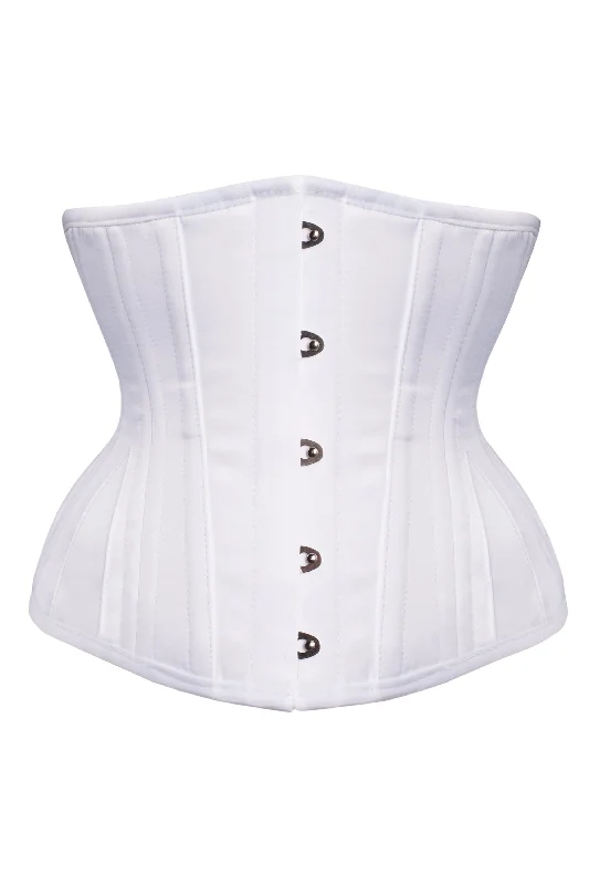 Members Only White Expert Waist Training Underbust Bridal Corset