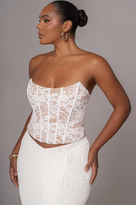 Savings Event White Rosemere Lace Top