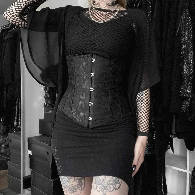 Fantastic Savings Women's Double Heavy Spiral Steel Boned Underbust Waist Cincher Corset