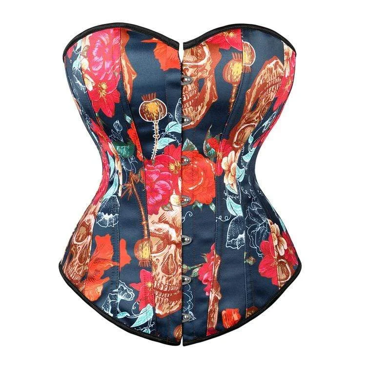 Limited Time Women's Gothic Floral Overbust Corsets