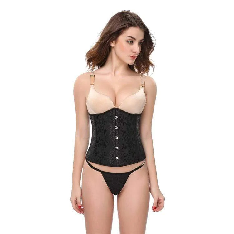 Weekend Deals That Sparkle Women's Gothic Jacquard Underbust Corsets