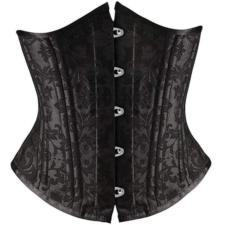 Weekend Discounts to Delight Women's Gothic Jacquard Underbust Corsets