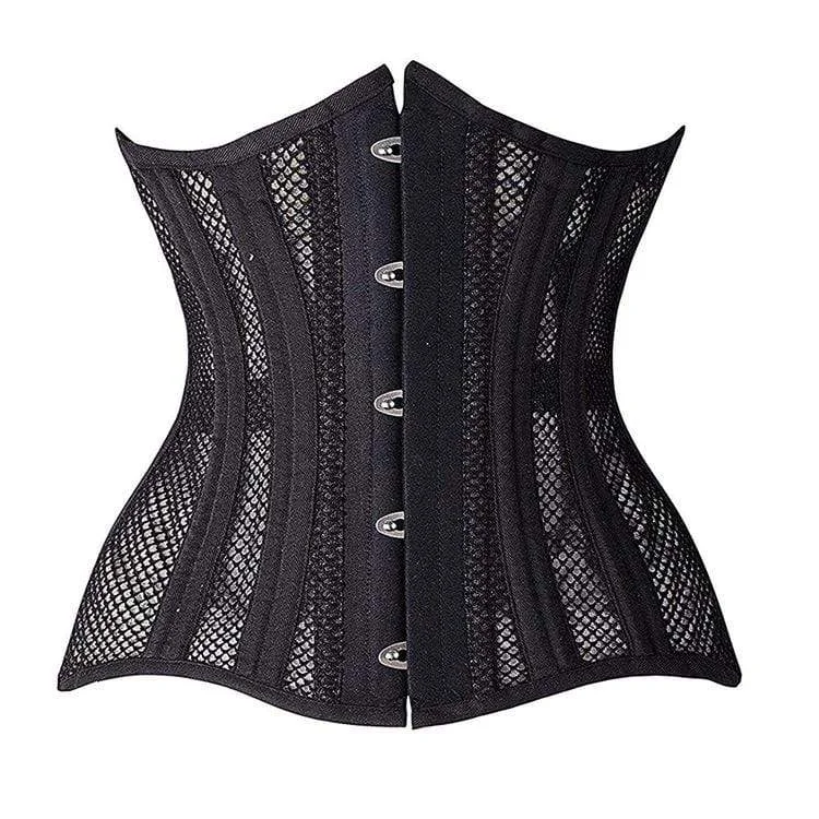 Get It Before It’s Gone Women's Gothic  Mesh 24-steel boned Underbust Corsets