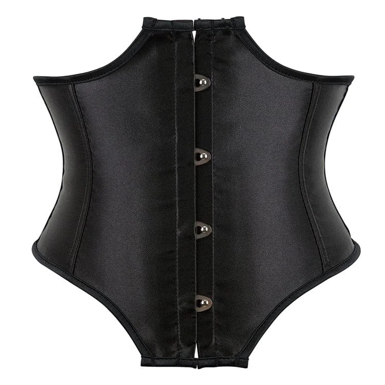 Today’s Special Women's Gothic Strappy Solid Color Irregular Underbust Corset