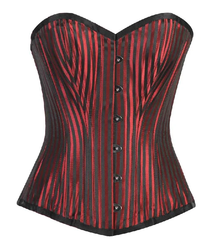 Weekend Deals That Dazzle WT-OB RED/BLACK STRIPE JACQ
