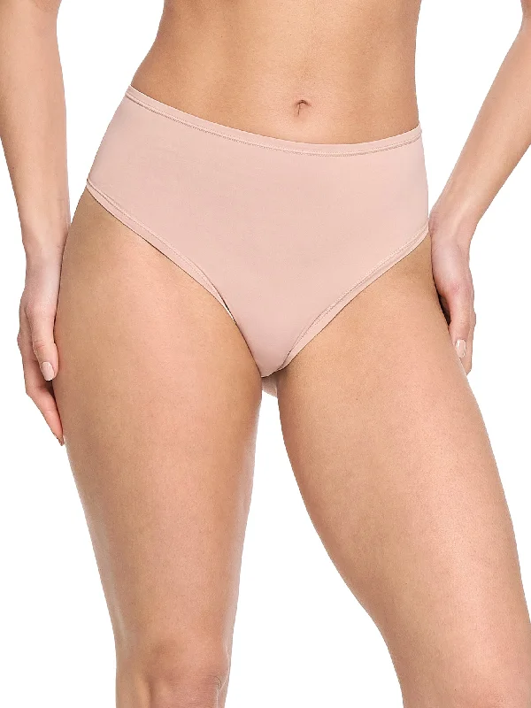 Price Buster YourFit™ High Rise Thong Almond Milk Neutral