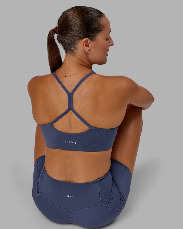Bargain Blast Abs Movement Sports Bra - Nightshadow Blue