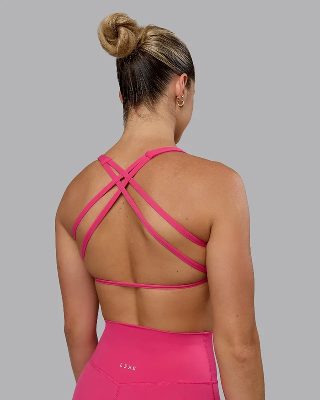 Quick Sale Aspire Sports Bra - Pink Flash