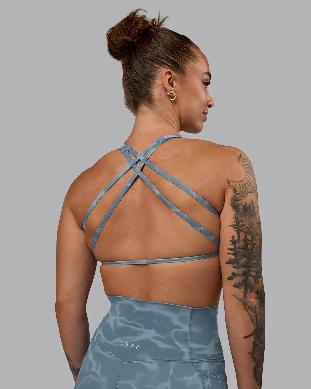Reduced Prices Aspire Sports Bra - Tranquil-Elemental Blue