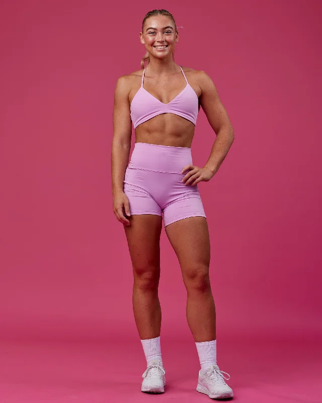 Stock Clearance Aura Sports Bra - Pastel Orchid