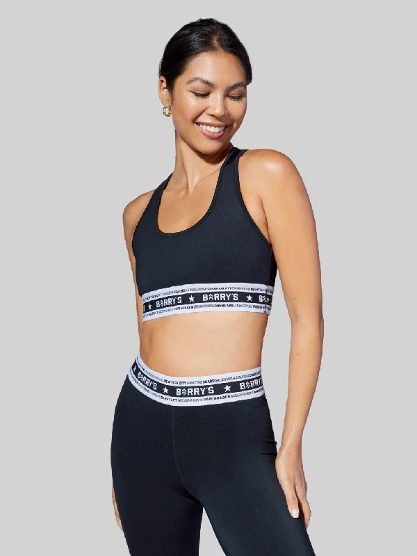 Deep Discounts BARRY'S FIT WORLDWIDE BLACK TREAD BRA