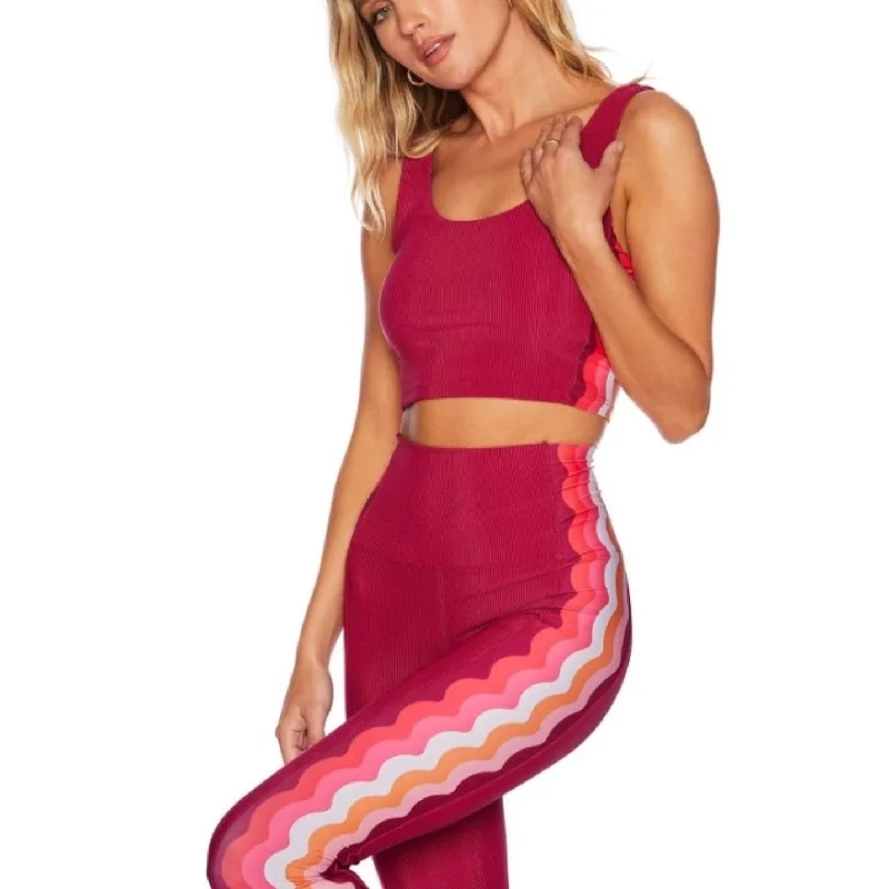 Limited Stock Tessa Top - Sangria Wave