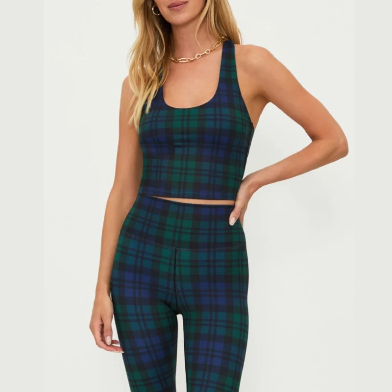 Weekend Specials You Can't Miss Yara Top - Wintergreen Plaid