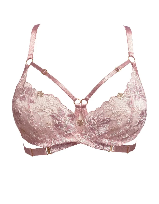 Friends and Family Sale Vita Wrap Bra Rose