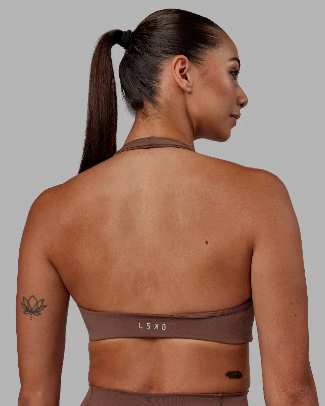 Time-Limited Offer Challenger Sports Bra - Dull Rust