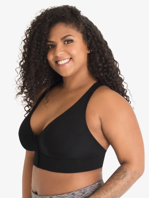 Doorbuster Deal The Greta - Front-Closure Wirefree Bralette