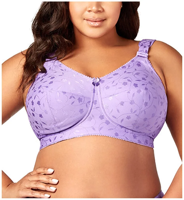 Now or Never Elila Sidney Jacquard Full Support Softcup Bra (1305) - Lilac