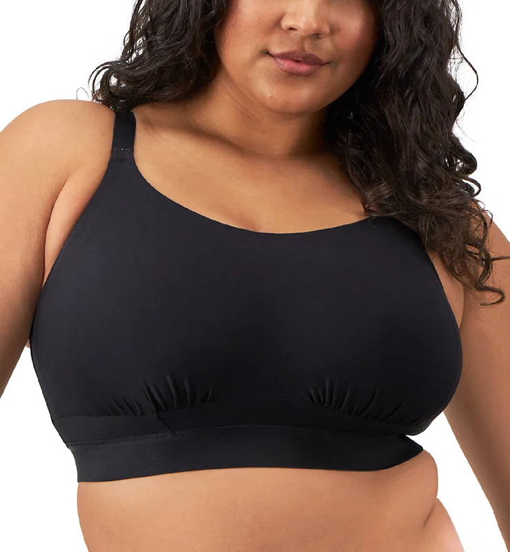 Super Sale Elomi Downtime Non Wire Bralette (301417) - Black