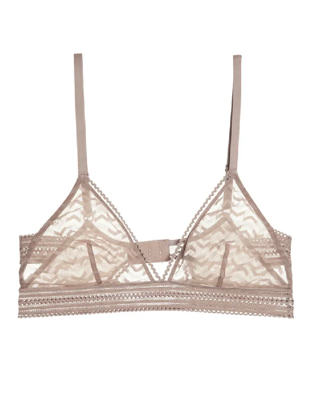 Extra Savings Boomerang Soft Triangle Cup Bra in Taupe