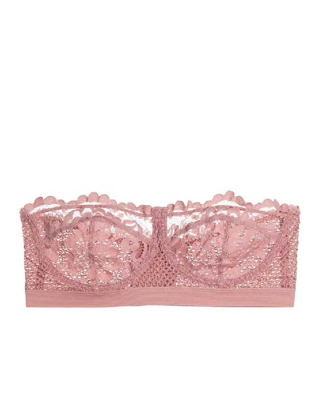 Loyalty Reward Petunia Underwire Strapless Corsette Bra in Rose