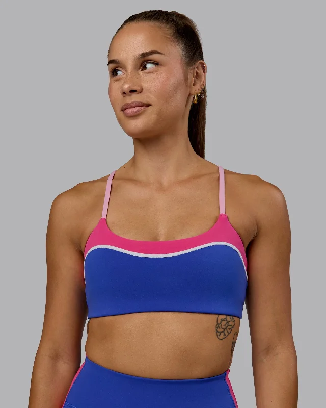 New Arrival Embrace Sports Bra - Power Cobalt-Fuchsia Pink