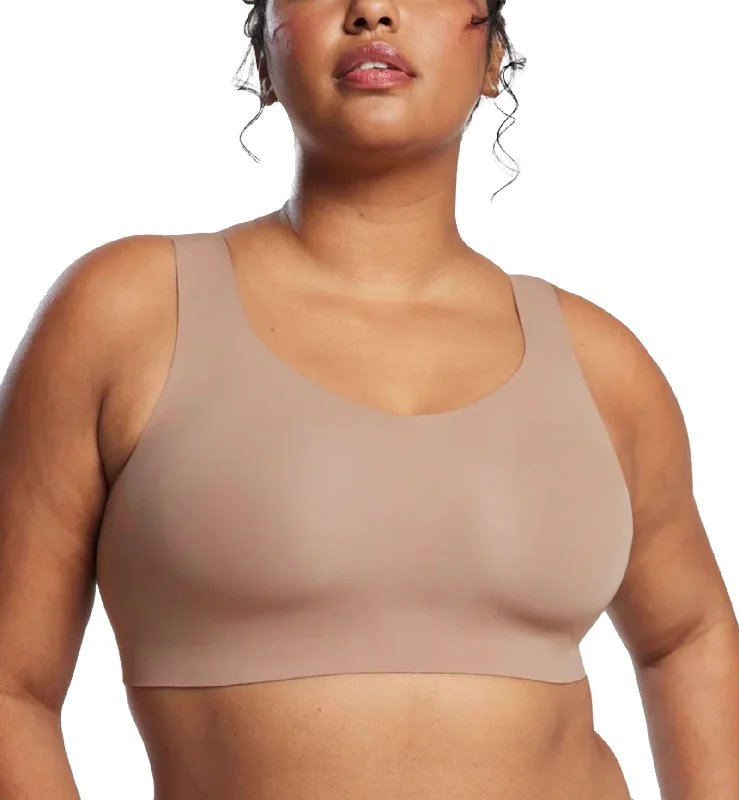 Weekend Bargains Await You Evelyn & Bobbie DEFY V-Neck Bralette w/ Removable Pads (1728﻿) - Willow