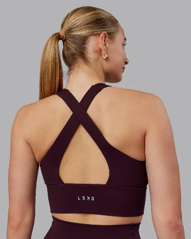 Limited Time Discount Evoke Sports Bra - Mulberry