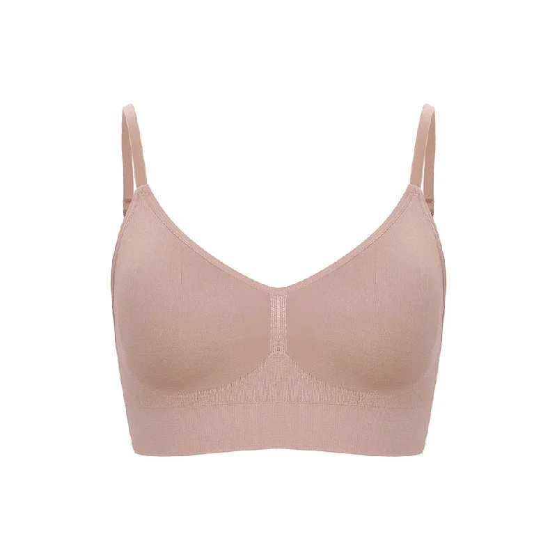 Super Discount "Second Skin" Extra Support Seamless Wireless Bralette XS-5XL