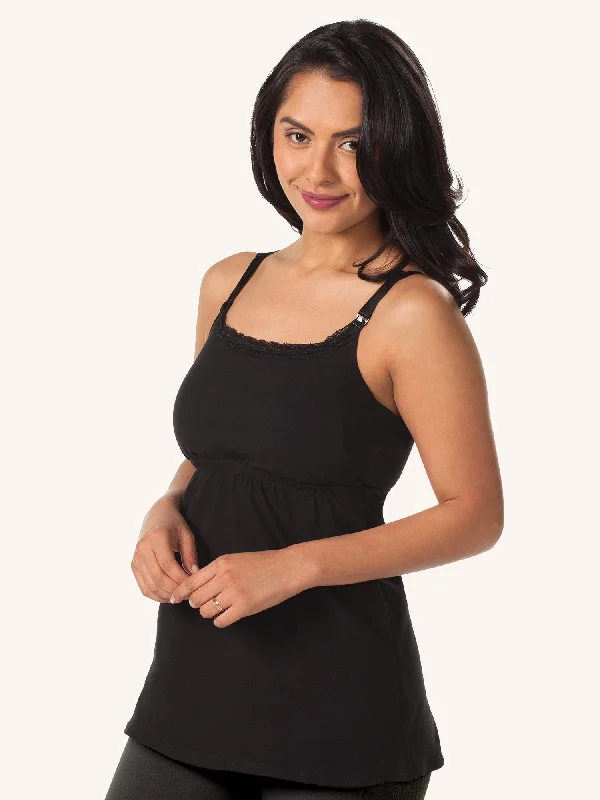 Closeout Deal Loving Moments Nursing Cami with Lace