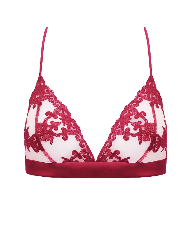 Celebrate the Weekend with Discounts Wallflower Embroidered Bralette