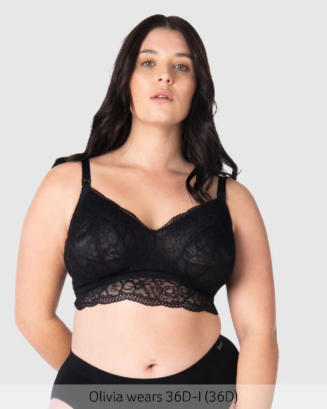 Early Access Heroine Multifit Nursing Bralette - Black