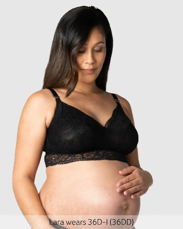 Discount Days Heroine Multifit Maternity Bralette - Black