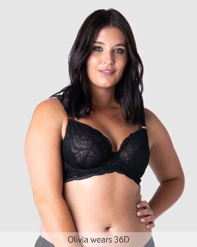 Online Specials Heroine Plunge Nursing Bra - Black