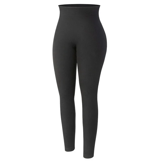 Time-Sensitive "WowEffect" High-Waisted Shaping Leggings with Fleece Lining