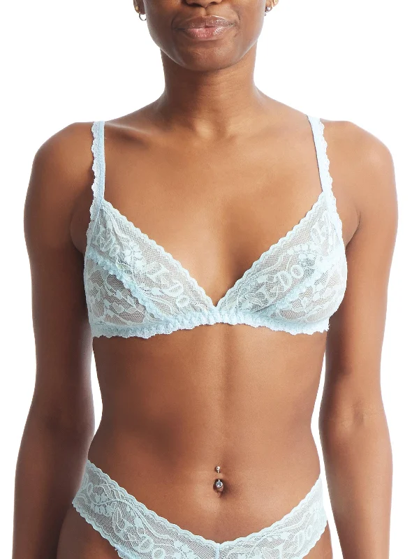 Weekend Deals to Make You Happy I Do Shimmer Bralette Powder Blue