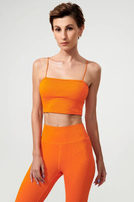 Unmissable Offer Jadeite Spaghetti Strap - Tangerine