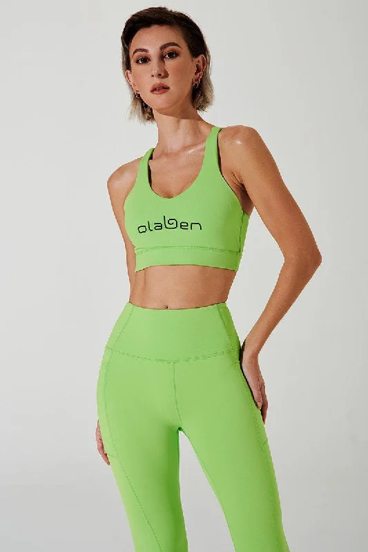 Seasonal Sale J'Ulian Olaben Bra - Floures Green