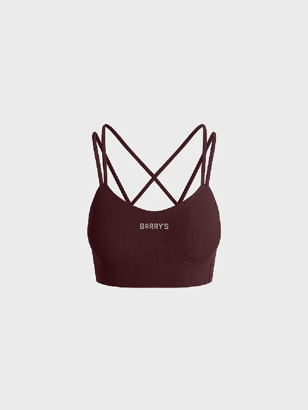 Lowest Prices LULULEMON GARNET LIKE A CLOUD RIBBED LONGLINE BRA B-D