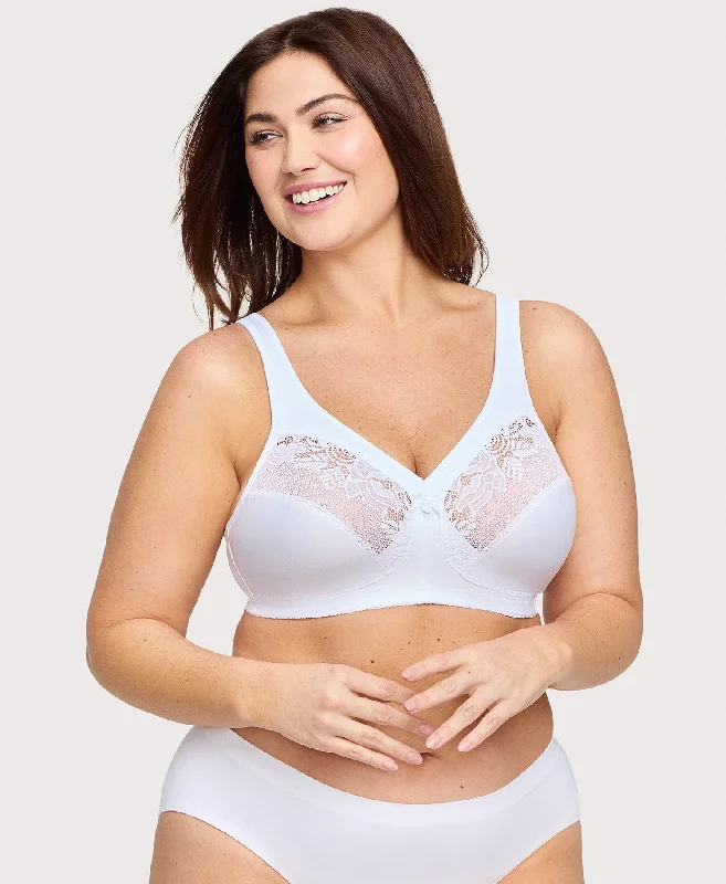 New Deal MagicLift Minimizer Bra White