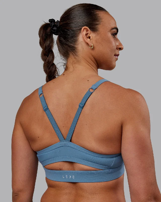 Extra Savings Momentum Sports Bra - Elemental Blue