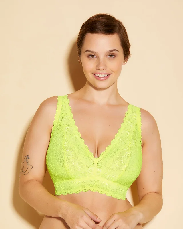 Deal Dash Super Curvy Plungie Longline Bralette