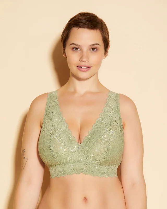 Deep Savings Super Curvy Plungie Longline Bralette