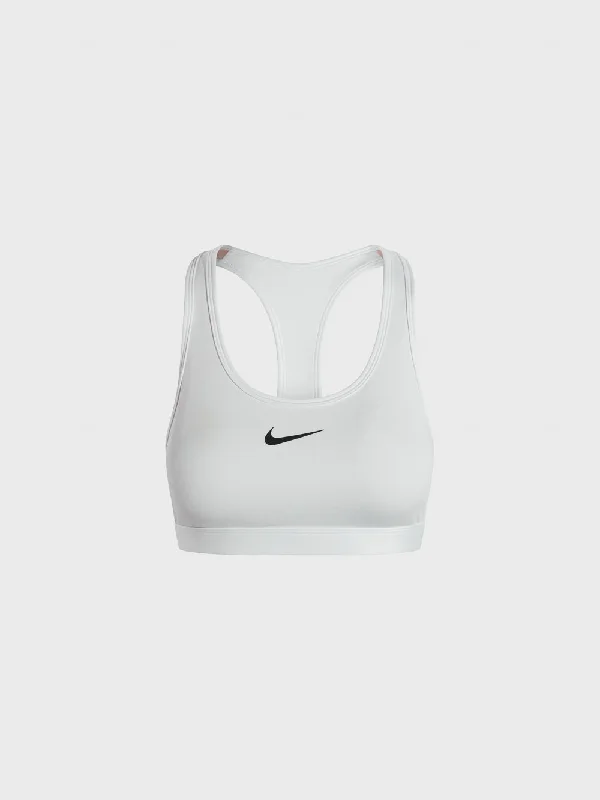 Best Deals NIKE SWOOSH MEDIUM SUPPORT BRA WHITE
