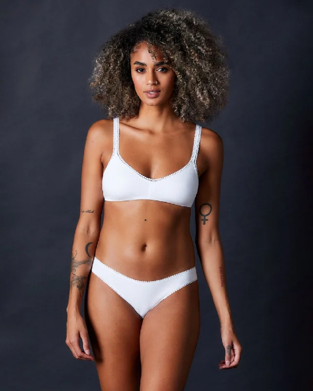 Weekend Deals That Impress Cabana Cotton Bralette