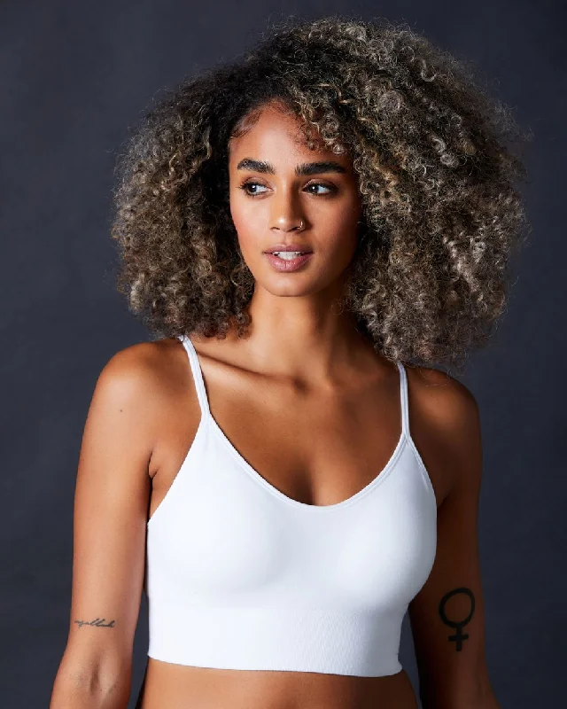 Stock Up and Save Cabana Cotton Seamless Crop Cami Bralette