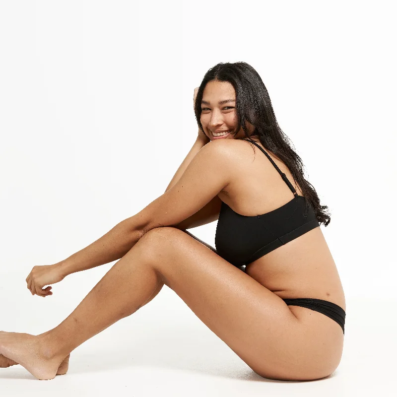 Original Thong - Bamboo Butter - Black