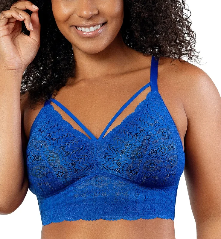 Price Cut Parfait Mia Lace Longline Bralette (P5951) - Sapphire
