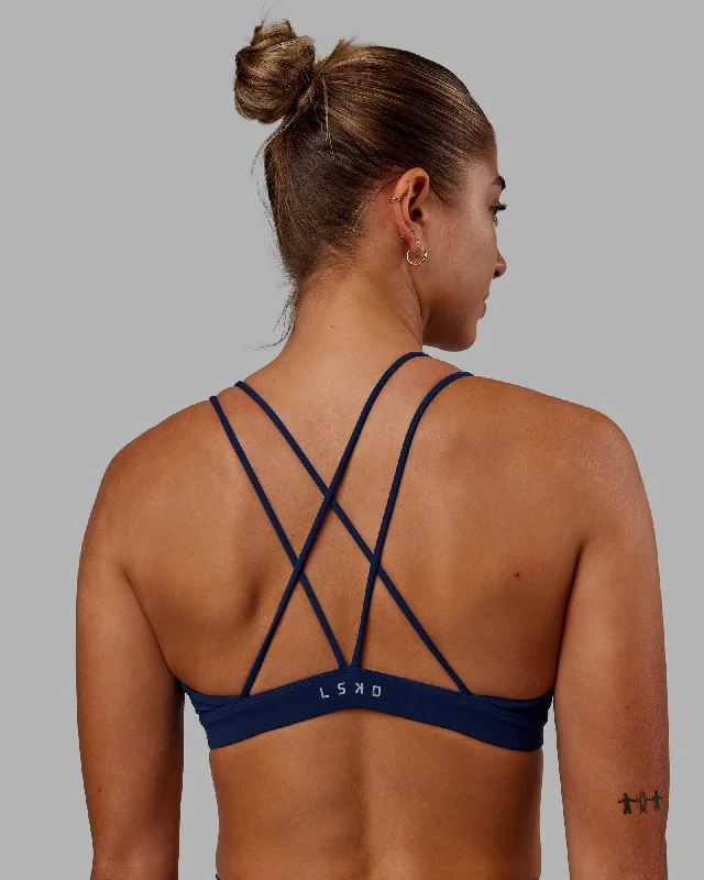 Pursue Sports Bra - Midnight Blue